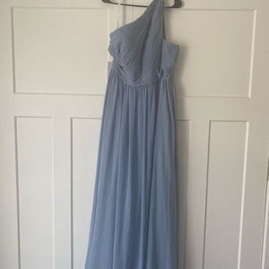 Azazie Dusty Blue Molly A14